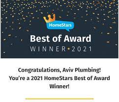 Aviv Plumbing HomeStars Award